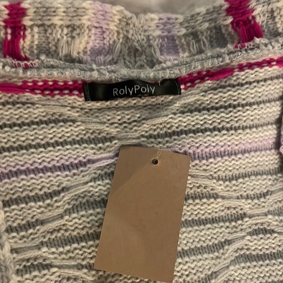 3/4 Sleeve RolyPoly Open Cardigan - Picture 2 of 5